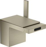 AXOR MyEdition Platte 150 in Leder – Abnehmbare Design-Abdeckung für Waschtischarmaturen