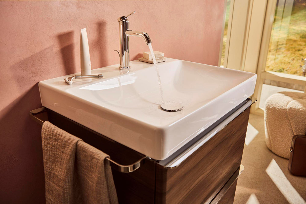Hansgrohe Tecturis S Einhebel-Waschtischmischer ComfortZone 110 CoolStart Chrom mit Zugstange