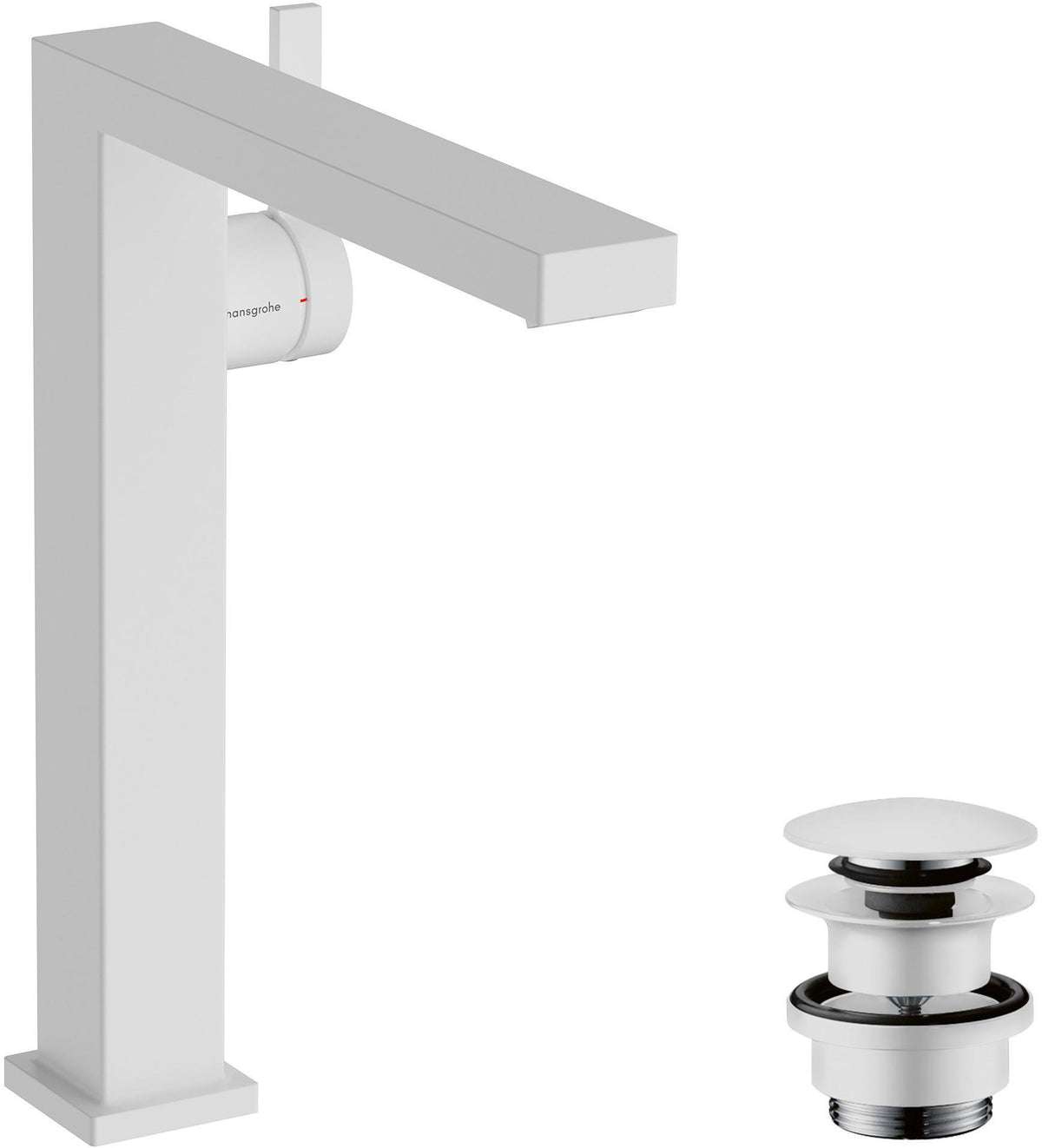 HANSGROHE Tecturis E Einhebel-Waschtischmischer 240 CoolStart mit Push-Open Ablaufgarnitur chrom