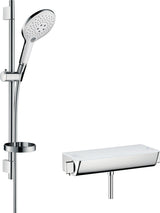 HANSGROHE Raindance Select S Brausekombi 650 mm Chrom – Duschsystem mit Thermostat & 3 Strahlarten