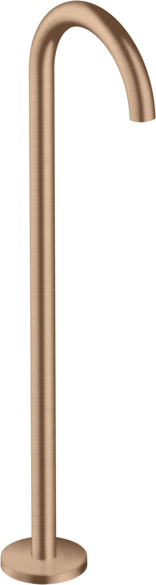 AXOR UNO Wanneneinlauf freistehend gebogen Chrom 928 mm von HANSGROHE