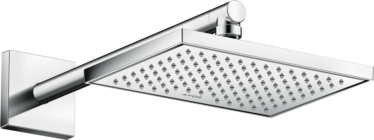 AXOR Kopfbrause 245 x 185 mm, 1 Jet, Chrom – Rain-Strahl für Wand- und Deckenmontage