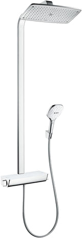 HANSGROHE Showerpipe RAINDANCE SELECT E 360 mit Thermostat und EcoSmart – Chrom