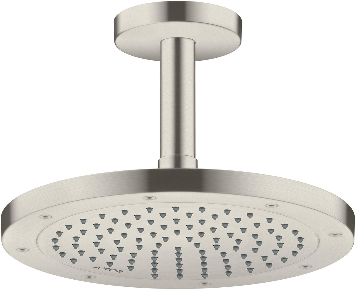AXOR Kopfbrause 245 1jet EcoSmart Chrom – 245 mm Rain Strahl für Wand- und Deckenmontage
