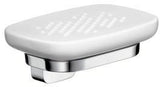 HANSGROHE AXOR URQUIOLA Seifenschale Wandmontage Chrom mit Opalglas