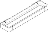 AXOR Universal Softsquare Reling/Haltegriff 300 mm Wandmontage Chrom – Metall, verdeckte Befestigung