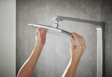 HANSGROHE Showerpipe Raindance Select E 360 mit Thermostat Ecostat Select – Chrom