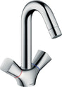 HANSGROHE Logis 2-Griff-Waschtischmischer DN 15 chrom – ComfortZone 150, 5 l/min
