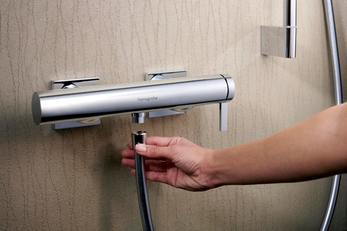 HANSGROHE Tecturis E Einhebel-Brausemischer Aufputz chrom – Temperaturbegrenzung, DN15