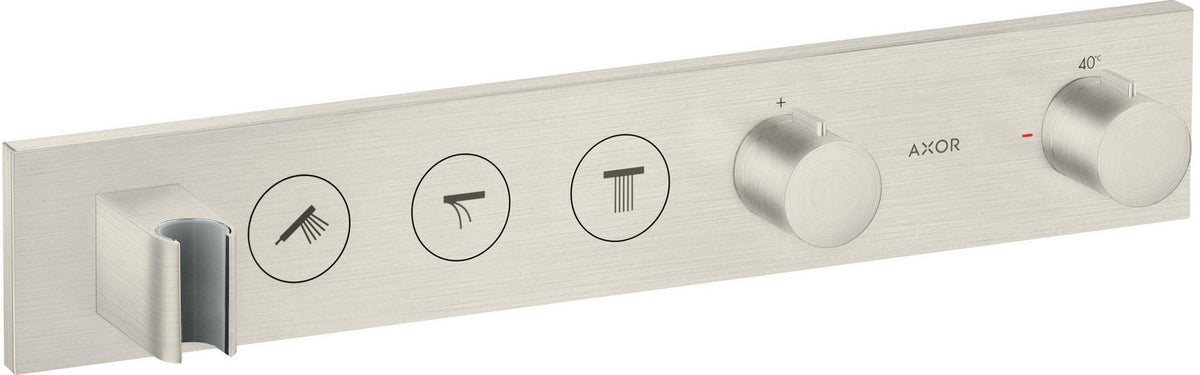 AXOR ShowerSolutions Select Thermostatmodul 530/90 Chrom – 3 Verbraucher, gleichzeitige Nutzung