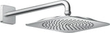 AXOR Citterio C Kopfbrause 270x270 mm mit Brausearm – PowderRain Strahlart, Chrom