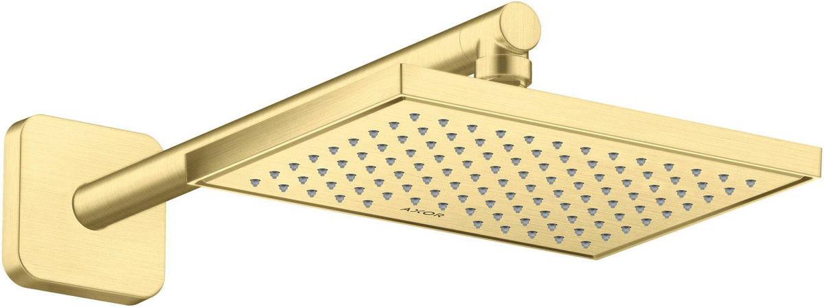 AXOR Kopfbrause 245 x 185 mm 1 Jet EcoSmart Chrom – Rain-Duschkopf für Wand- und Deckenmontage