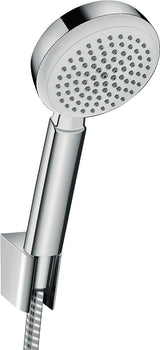 HANSGROHE HG Brauseset CROMETTA 100 1jet mit Metaflex Brauseschlauch 1250 mm weiß/chrom