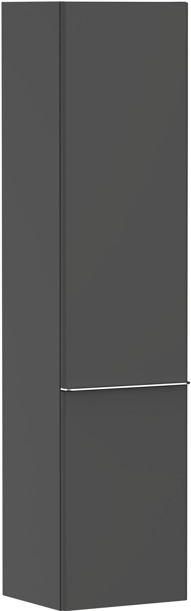 HANSGROHE Hochschrank Xelu Q 1650x400x350mm weiß hochglanz mit chrom Griffleiste