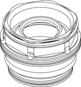 AXOR Massaud Absperrventil Chrom – Hansgrohe Ersatzteil für Brausestange 22 mm