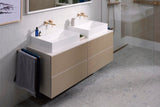 Hansgrohe AddStoris Handtuchhalter 2-armig 445 mm Chrom – Wandmontage, verdeckte Befestigung