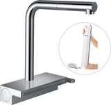 HANSGROHE Aquno Select M81 Spültischmischer 250 mit Ausziehauslauf 2jet sBox Chrom