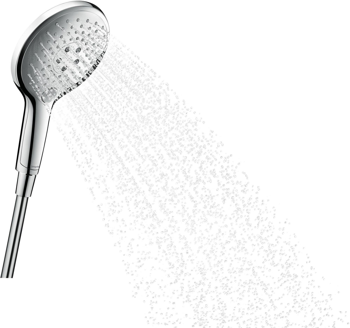 Hansgrohe Raindance Select S 150 3jet Handbrause DN 15 Chrom – 3 Strahlarten, Select-Taste, QuickClean