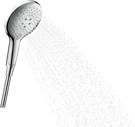 Hansgrohe Raindance Select S 150 3jet Handbrause DN 15 Chrom – 3 Strahlarten, Select-Taste, QuickClean