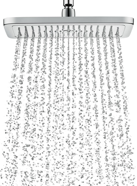 HANSGROHE Kopfbrause Croma E 280 1jet chrom – rechteckig, RainAir, wand- & deckenmontierbar