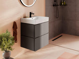Hansgrohe Xanuia Q Waschtisch 600x480 mm weiß ohne Hahnloch mit Überlauf