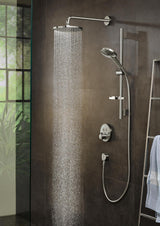 Hansgrohe Raindance S 240 Kopfbrause 1jet PowderRain mit 390 mm Brausearm – Chrom