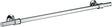 AXOR MONTREUX Badetuchhalter 600 mm Wandmontage verchromt von Hansgrohe
