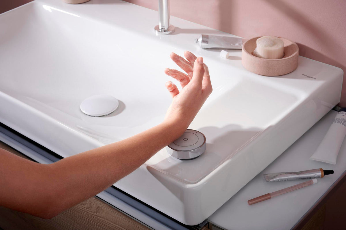HANSGROHE Xelu Q Waschtischunterschrank 780 mm weiß hochglanz mit 2 Schubkästen