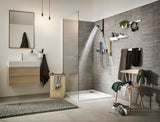 Hansgrohe HG Push-Brausehalter WallStoris mattschwarz – höhenverstellbar & drehbar