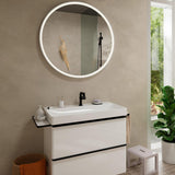 HANSGROHE Tecturis S Einhebel-Waschtischmischer 130 mm Ausladung Push-Open Chrom
