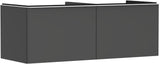 HANSGROHE Waschtischunterschrank Xelu Q 1360 mm Weiß Hochglanz mit Griffleiste Chrom