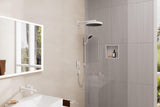 HANSGROHE Rainfinity 130 3jet Brauseset mit Unica S Puro 650mm Push Schieber, chrom