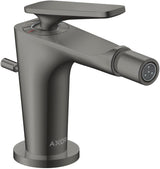 AXOR Citterio C Einhebel-Bidetmischer mit Zugstangen-Ablaufgarnitur, Ausladung 113 mm, chrom