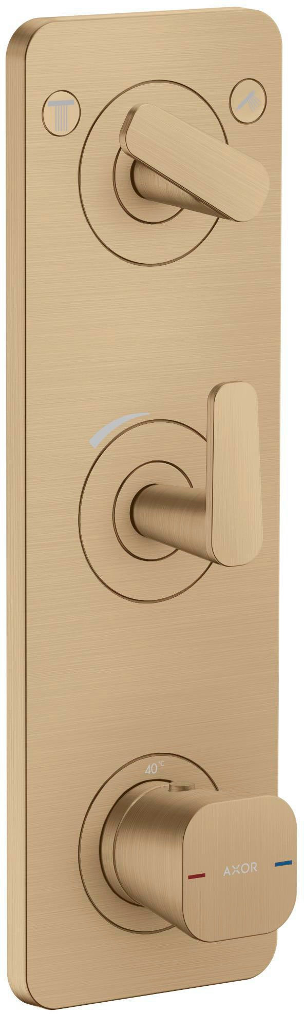 AXOR Citterio C Fertigmontageset Thermostatmodul Unterputz für 2 Verbraucher Chrom