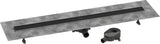 Hansgrohe RainDrain Go Komplettset Duschrinne 1200 mm rückseitig befliesbar für Stand- und flache Installation