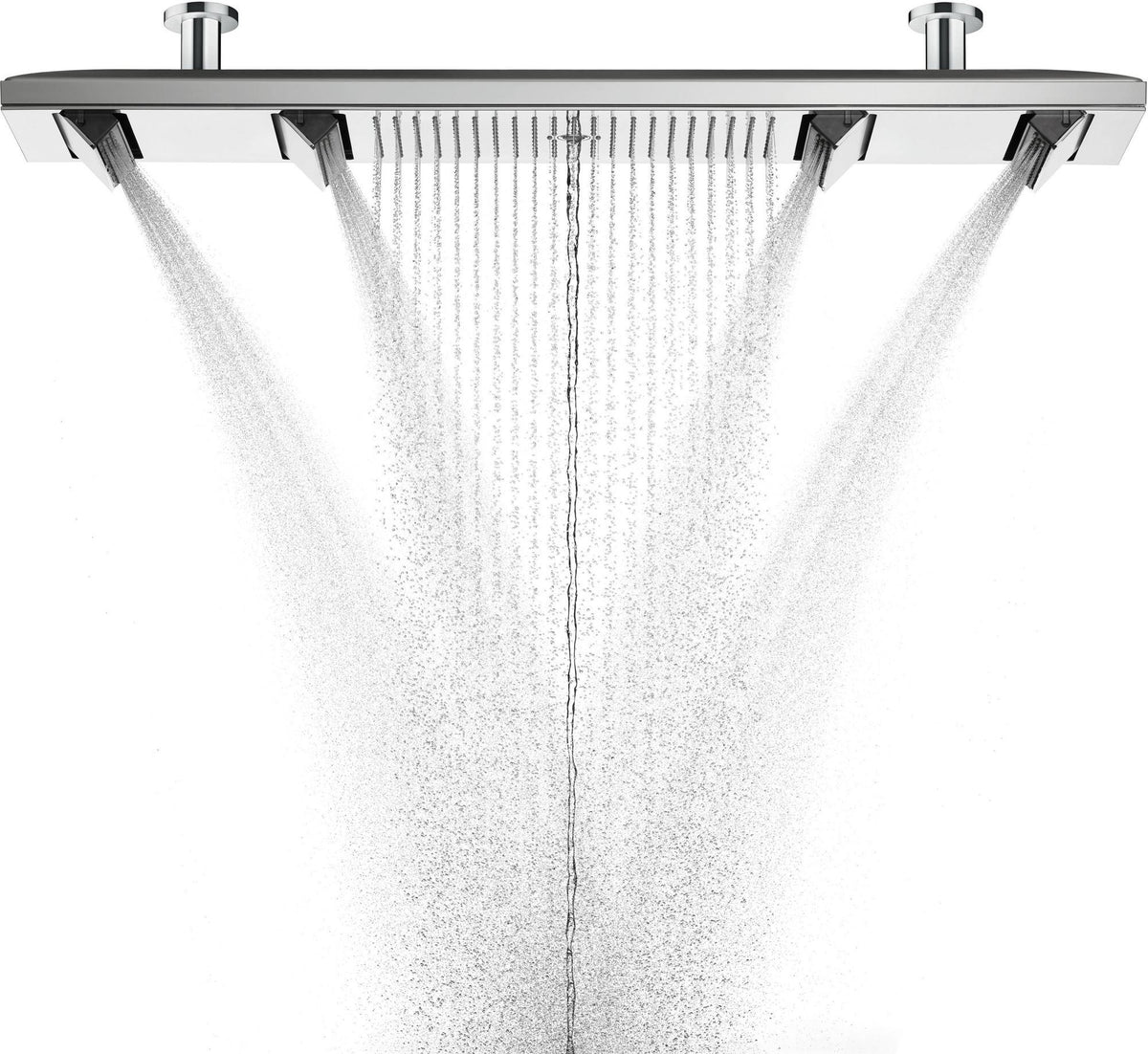 AXOR ShowerSolutions ShowerHeaven 1200x300 Kopfbrause mit 4 Strahlarten und Chrom-Oberfläche