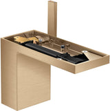 AXOR MYEDITION 110 Einhebel-Waschtischmischer mit Push-Open Ablaufgarnitur, chrom
