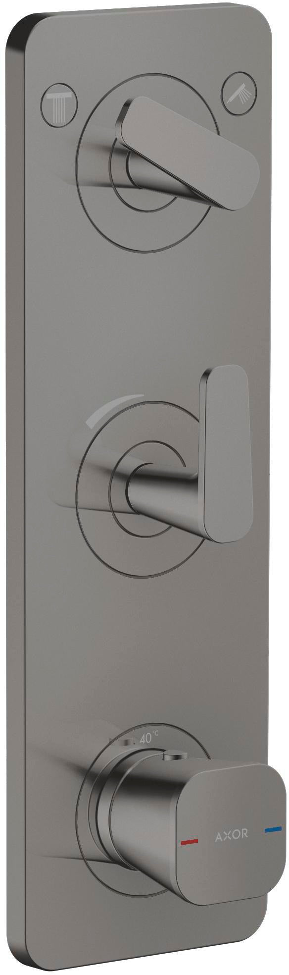 AXOR Citterio C Fertigmontageset Thermostatmodul Unterputz für 2 Verbraucher Chrom