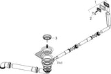Hansgrohe Manuelle Ab- und Überlaufgarnitur 660 D14-10 BSO Edelstahl