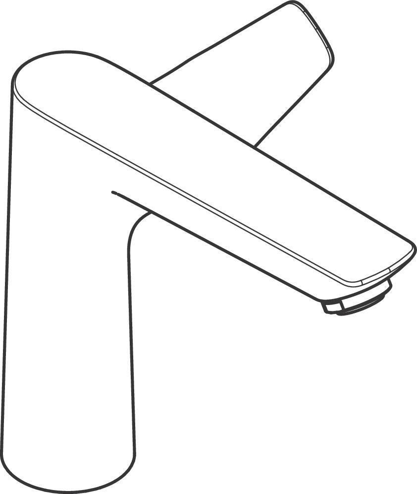 HANSGROHE Talis E Einhebel-Waschtischmischer 150 mit Zugstangen-Ablaufgarnitur, chrom