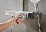 HANSGROHE Showerpipe RAINDANCE SELECT E 300 3jet ST DN 15 chrom – Duschsystem mit Thermostat ShowerTablet Select 300
