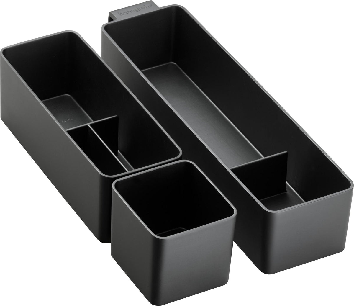 HANSGROHE IntraStoris Schubkasteninneneinteilung Basis Set 100/345 mattschwarz für Xelu & Xevolos