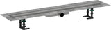 HANSGROHE RainDrain Compact Duschrinne 1200 mm Komplettset – Edelstahl, flache Installation, DN 40