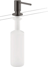 AXOR Uno Spülmittelspender chrom – 500 ml, von oben befüllbar, für Arbeitsplatten bis 55 mm