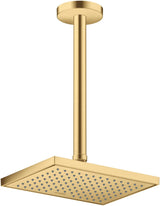 AXOR Kopfbrause 245 x 185 mm 1 Jet EcoSmart Chrom – Rain-Duschkopf für Wand- und Deckenmontage