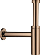 AXOR Designsiphon FLOWSTAR S in Chrom – Flaschensiphon mit 330 mm Wandabstand