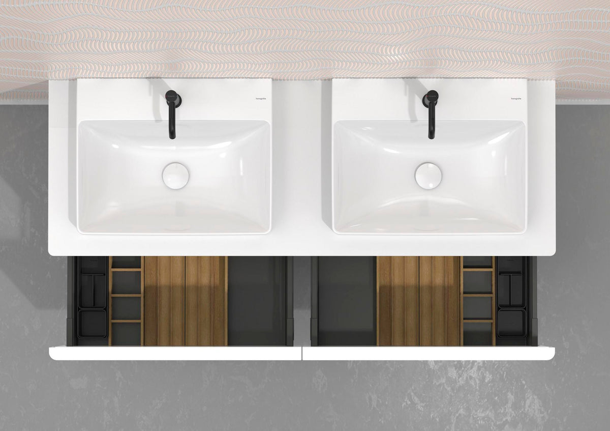 HANSGROHE IntraStoris Schubkasteninneneinteilung Basis Set 100/345 mattschwarz für Xelu & Xevolos