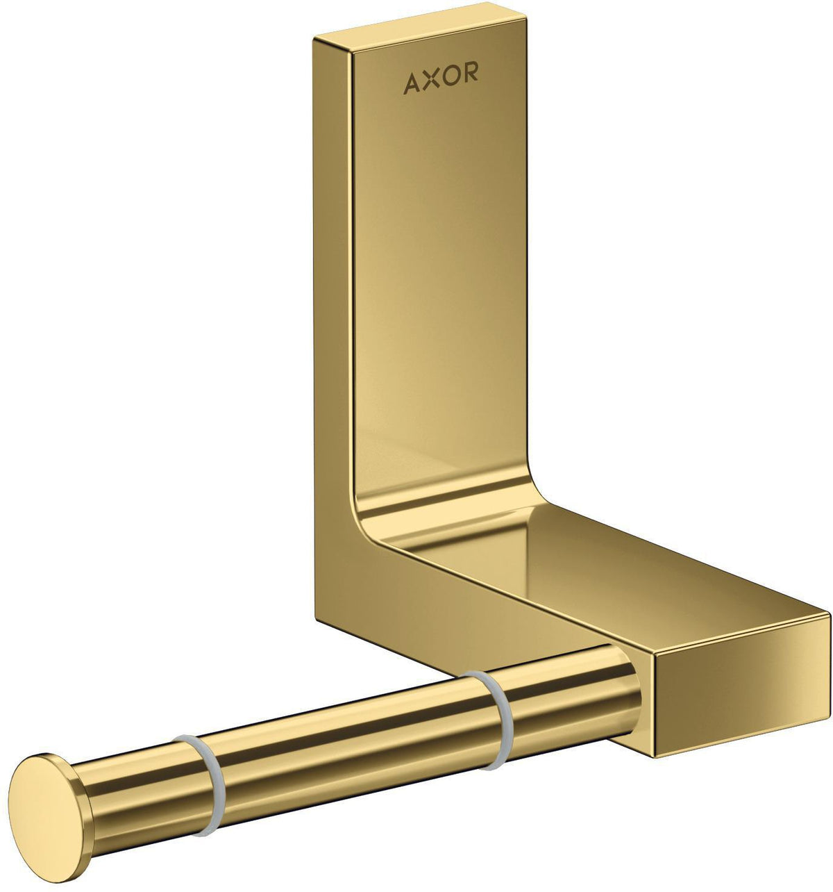 AXOR Universal Toilettenpapierhalter polished gold optic – Wandmontage, verdeckte Befestigung