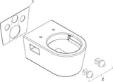 HANSGROHE Wand-WC EluPura Original S 540 AquaChannel Flush SmartClean weiß