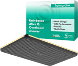 HANSGROHE Kopfbrause Raindance Alive Q 210/340 1jet – Rechteckig, RainAir & PowderRain, Schwarz